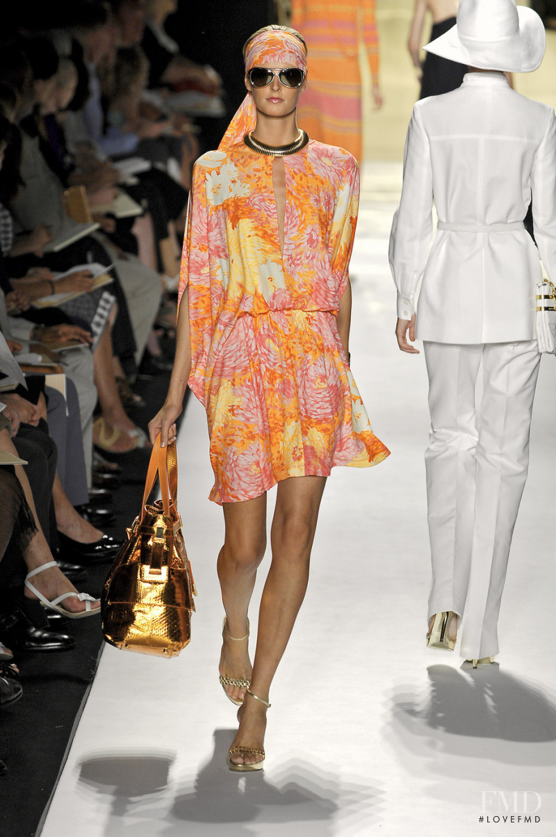 Denisa Dvoncova featured in  the Michael Kors Collection fashion show for Spring/Summer 2008