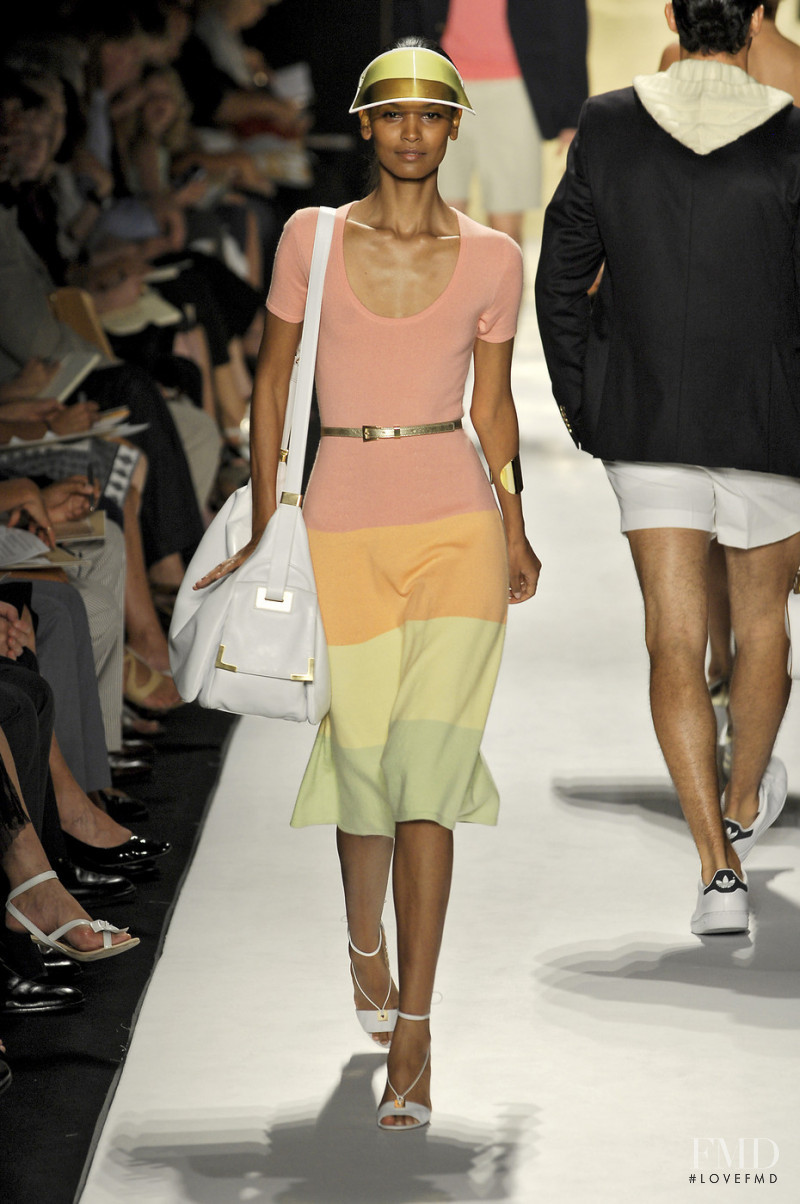Liya Kebede featured in  the Michael Kors Collection fashion show for Spring/Summer 2008