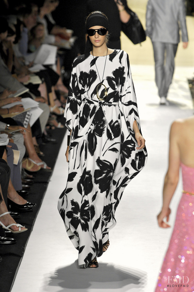 Emina Cunmulaj featured in  the Michael Kors Collection fashion show for Spring/Summer 2008