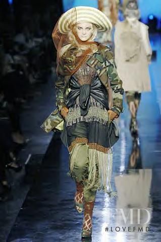 Caroline Trentini featured in  the Jean-Paul Gaultier fashion show for Spring/Summer 2008