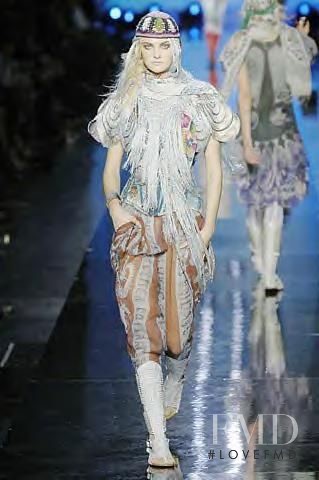 Caroline Trentini featured in  the Jean-Paul Gaultier fashion show for Spring/Summer 2008