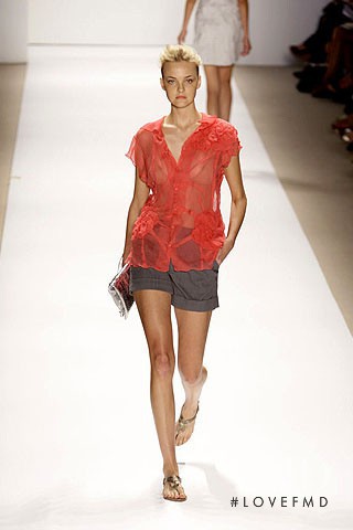 Caroline Trentini featured in  the Carlos Miele fashion show for Spring/Summer 2008