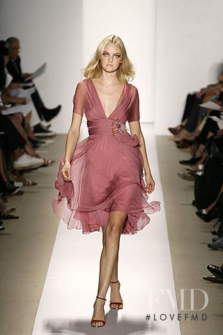Caroline Trentini featured in  the J Mendel fashion show for Spring/Summer 2008