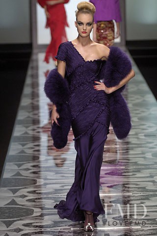 Caroline Trentini featured in  the Valentino Couture fashion show for Autumn/Winter 2007