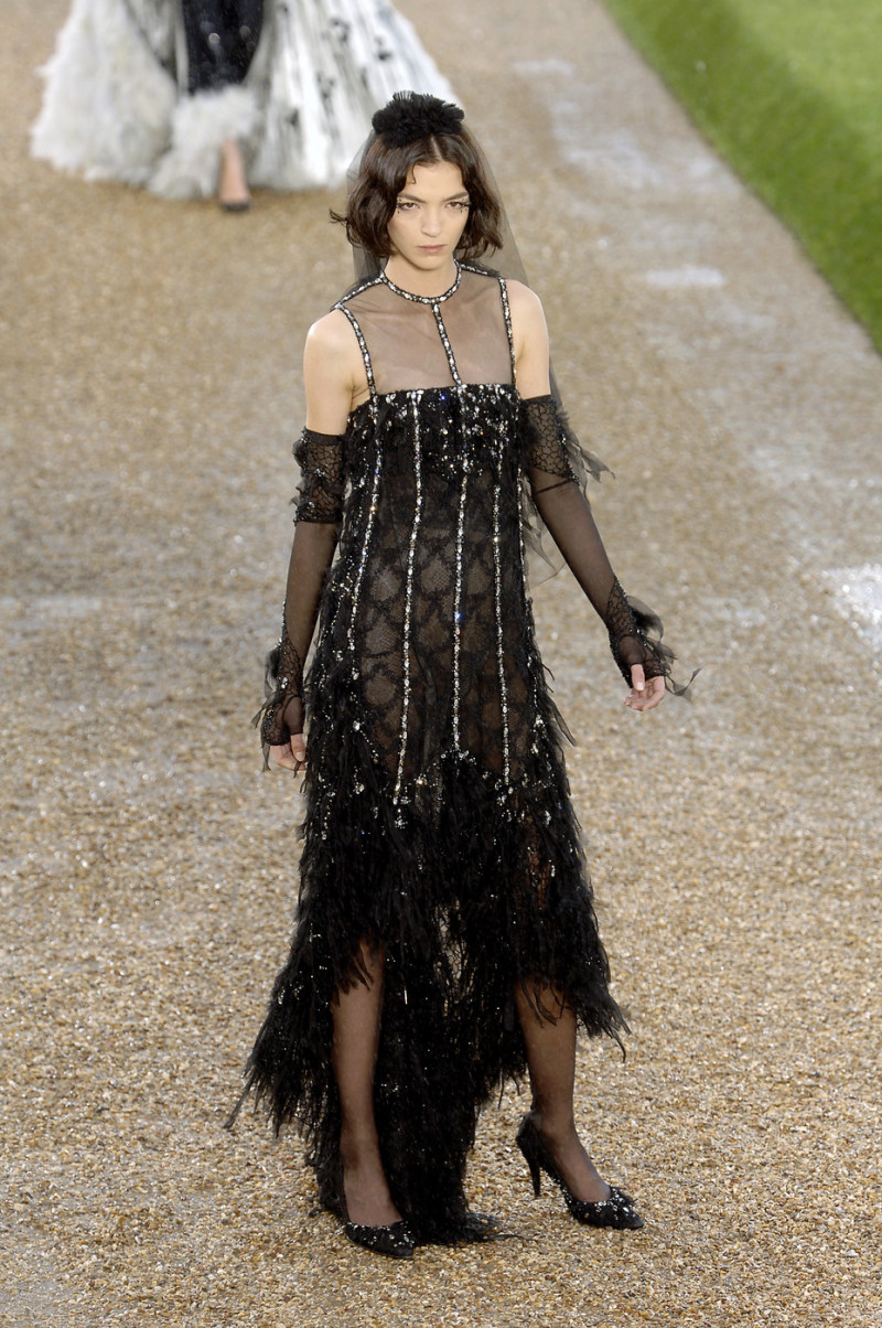 Mariacarla Boscono featured in  the Chanel Haute Couture fashion show for Autumn/Winter 2007
