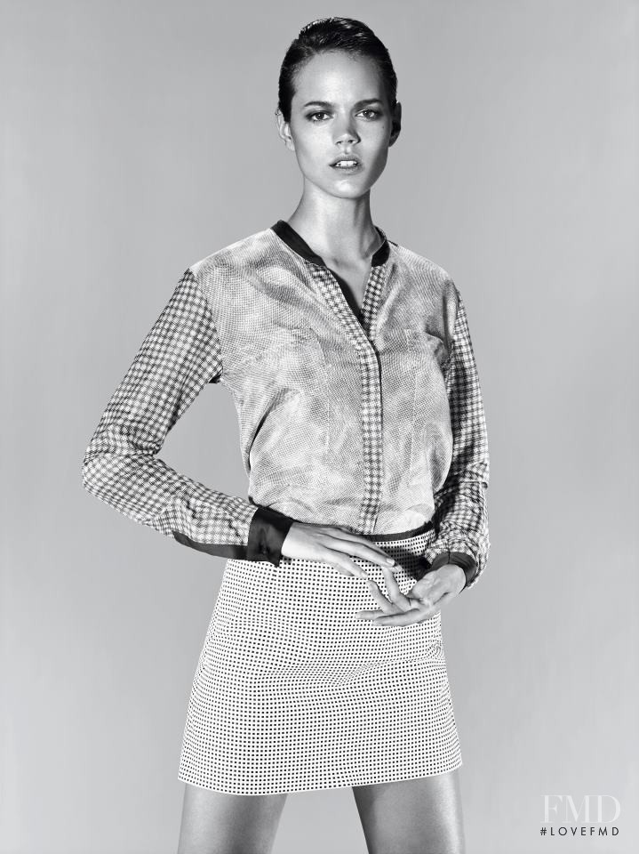 Freja Beha Erichsen featured in  the HUGO advertisement for Spring/Summer 2012