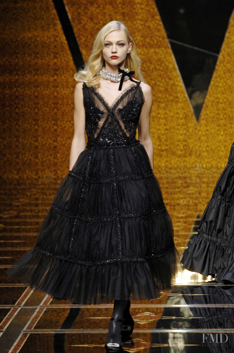 Sasha Pivovarova featured in  the Valentino fashion show for Autumn/Winter 2007