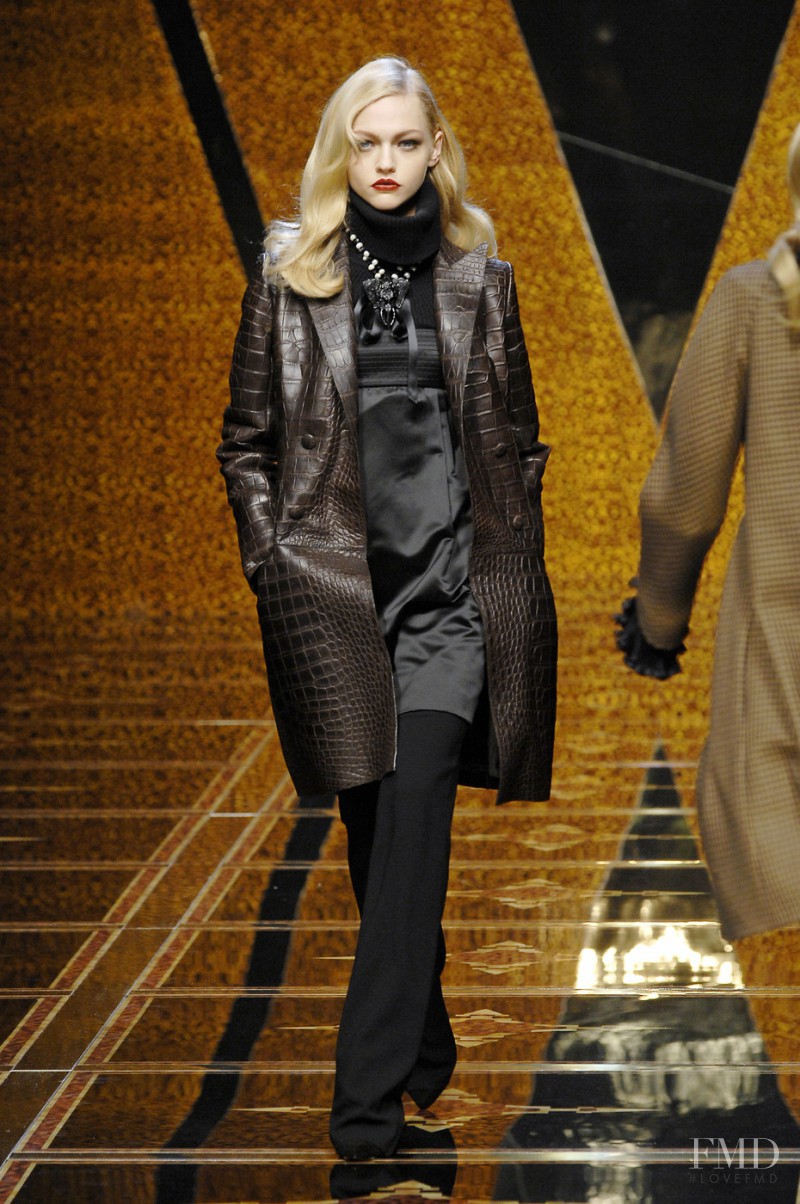Sasha Pivovarova featured in  the Valentino fashion show for Autumn/Winter 2007
