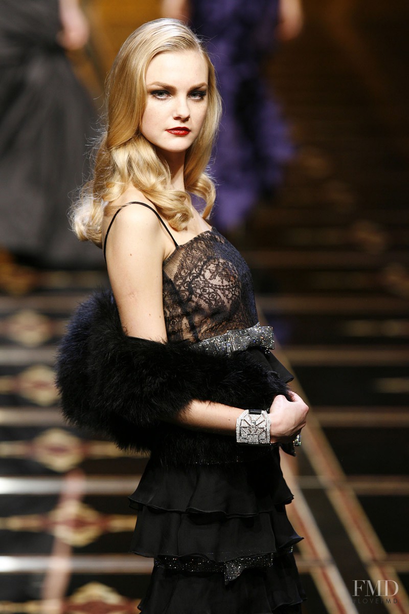 Caroline Trentini featured in  the Valentino fashion show for Autumn/Winter 2007