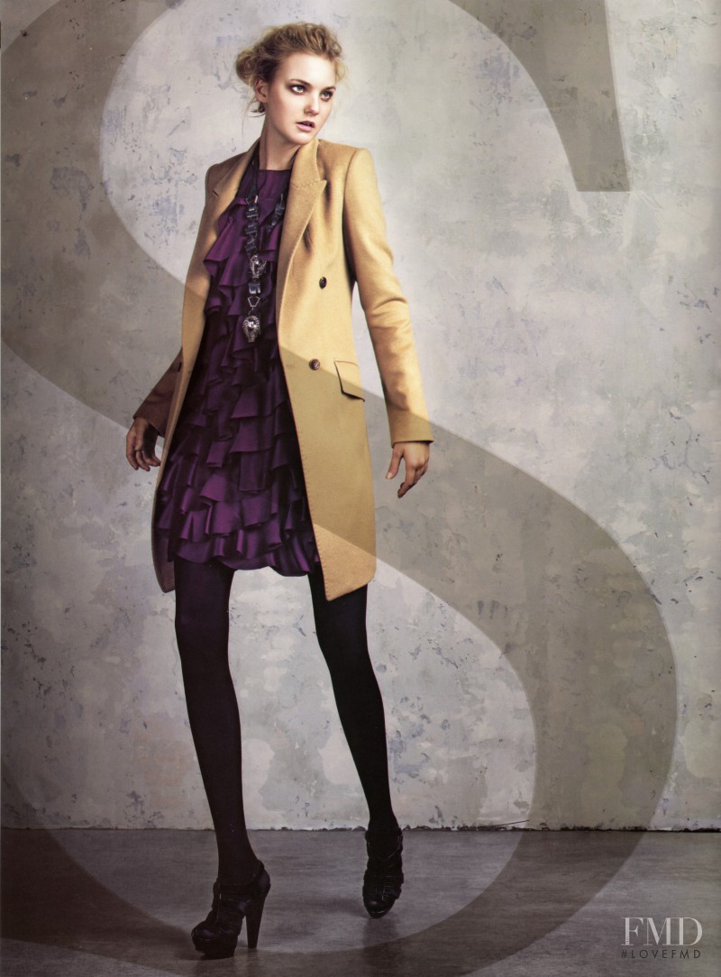 Caroline Trentini featured in  the S\' Solezia advertisement for Autumn/Winter 2008