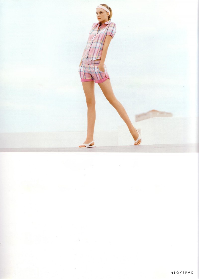 Caroline Trentini featured in  the Lacoste catalogue for Spring/Summer 2007