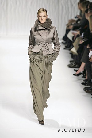 Caroline Trentini featured in  the Max Mara fashion show for Autumn/Winter 2007