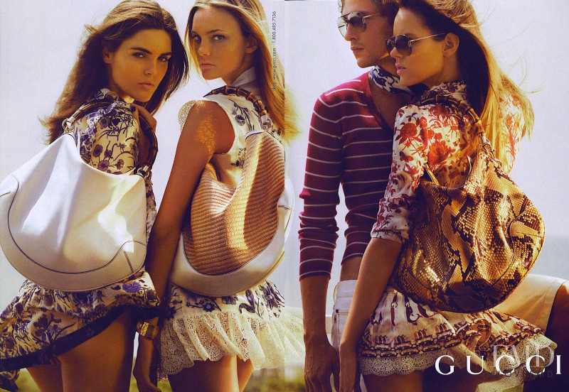 Caroline Trentini featured in  the Gucci advertisement for Cruise 2007