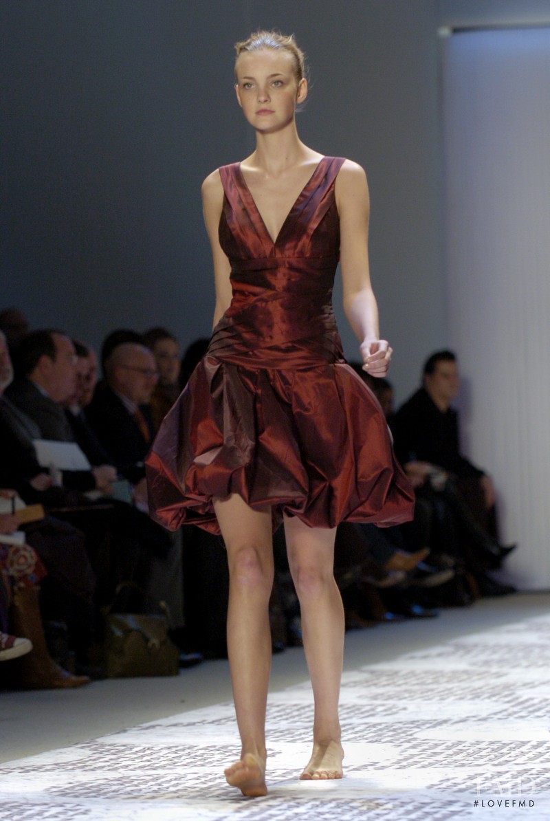 Caroline Trentini featured in  the Carlos Miele fashion show for Autumn/Winter 2006