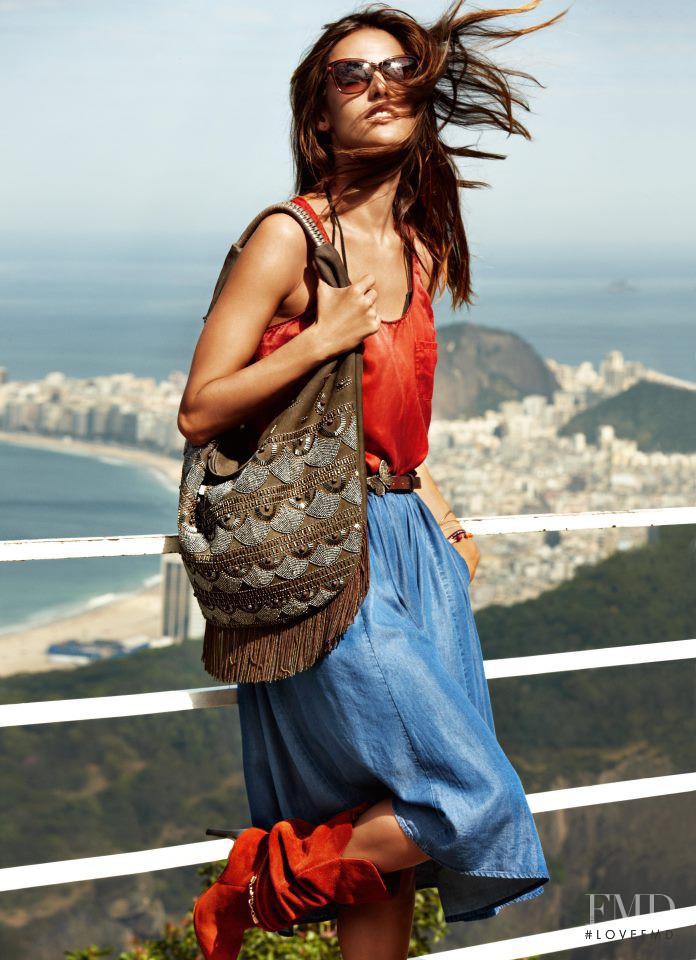 Alessandra Ambrosio featured in  the BOSS Orange advertisement for Spring/Summer 2012