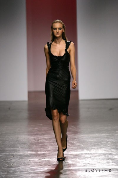 Caroline Trentini featured in  the Samuel Cirnansck fashion show for Spring/Summer 2006