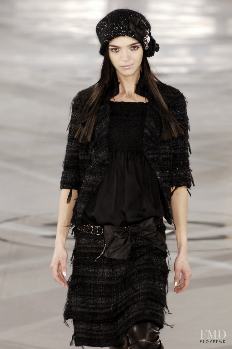 Mariacarla Boscono featured in  the Chanel fashion show for Autumn/Winter 2005