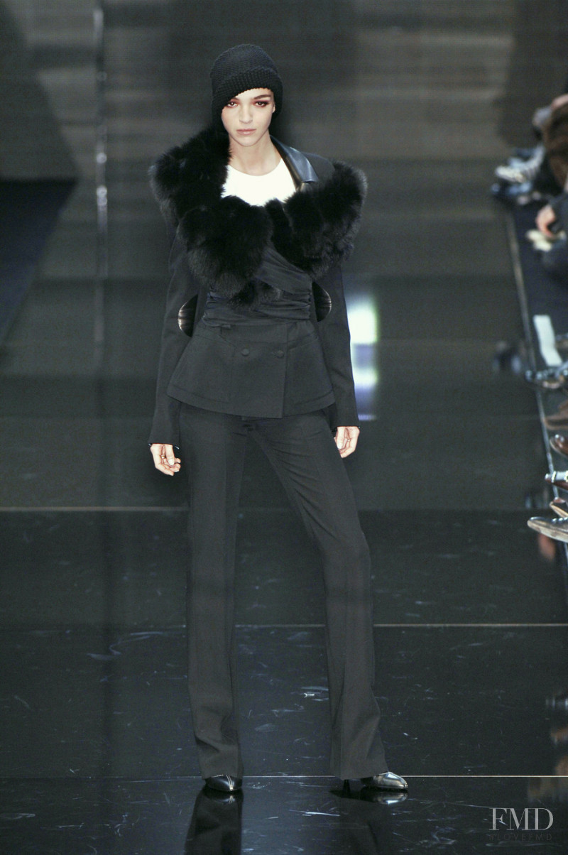 Mariacarla Boscono featured in  the Lagerfeld Gallery fashion show for Autumn/Winter 2005