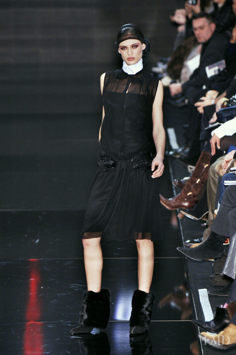 Bianca Balti featured in  the Lagerfeld Gallery fashion show for Autumn/Winter 2005