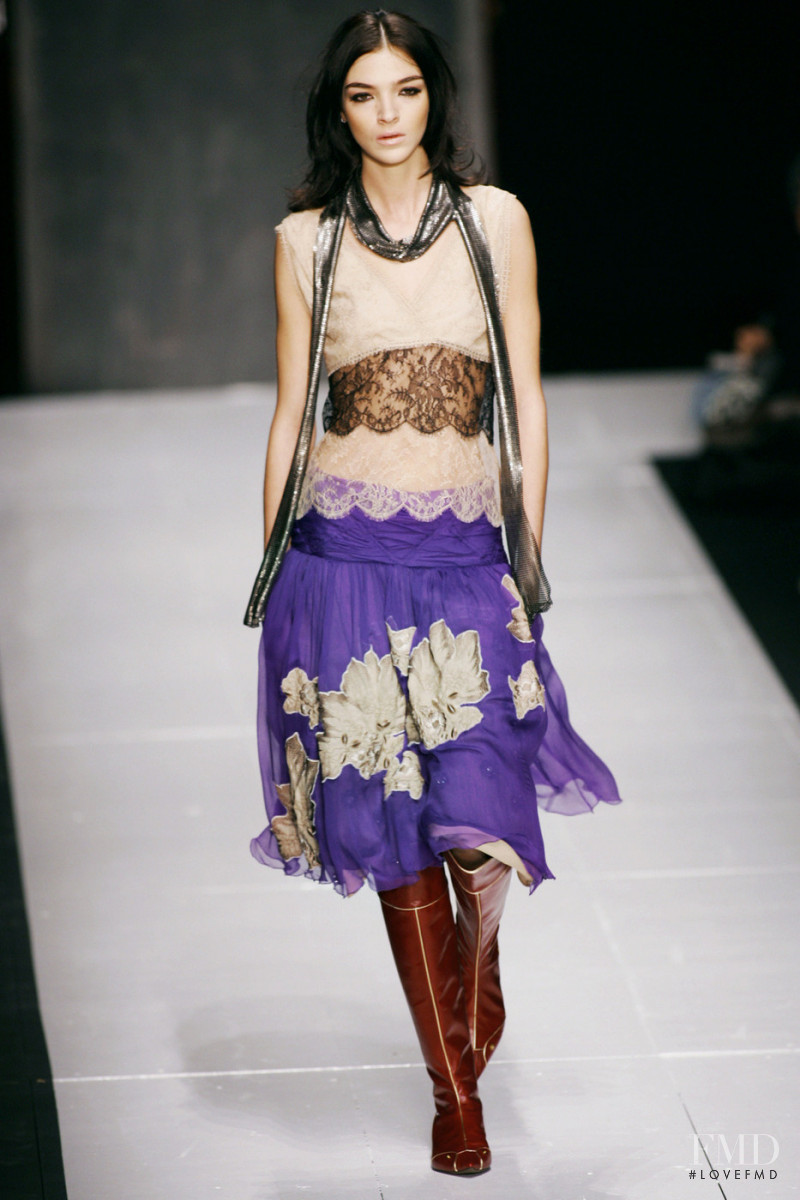 Mariacarla Boscono featured in  the Alessandro Dell\'Acqua fashion show for Autumn/Winter 2005