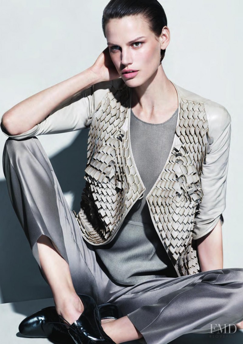 Saskia de Brauw featured in  the Giorgio Armani advertisement for Spring/Summer 2013