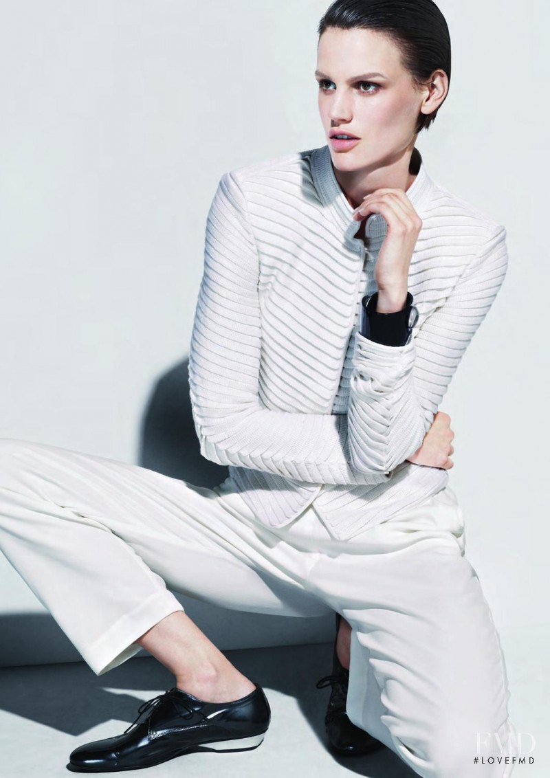 Saskia de Brauw featured in  the Giorgio Armani advertisement for Spring/Summer 2013