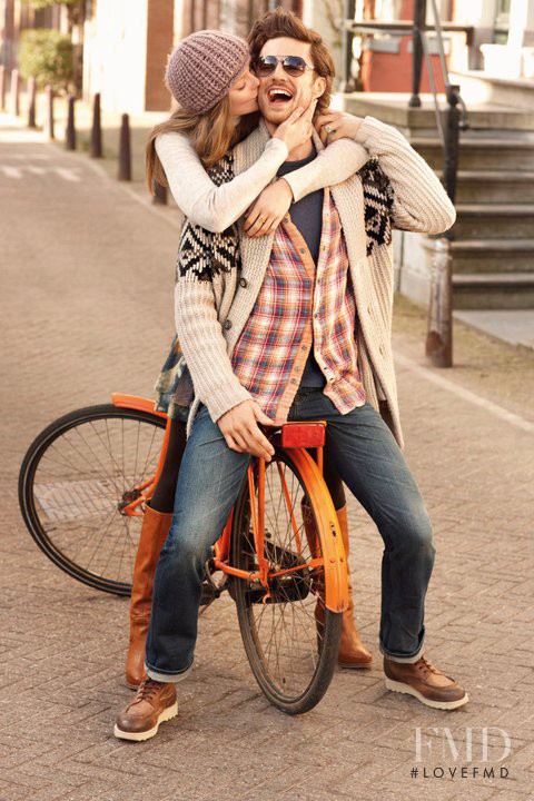 Eniko Mihalik featured in  the BOSS Orange advertisement for Autumn/Winter 2011