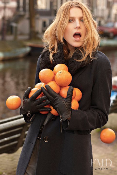 Dree Hemingway featured in  the BOSS Orange advertisement for Autumn/Winter 2011