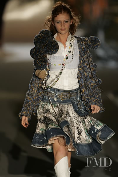 Cintia Dicker featured in  the Just Cavalli fashion show for Autumn/Winter 2005