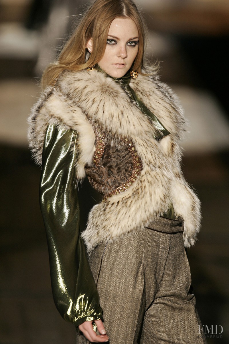 Caroline Trentini featured in  the Just Cavalli fashion show for Autumn/Winter 2005
