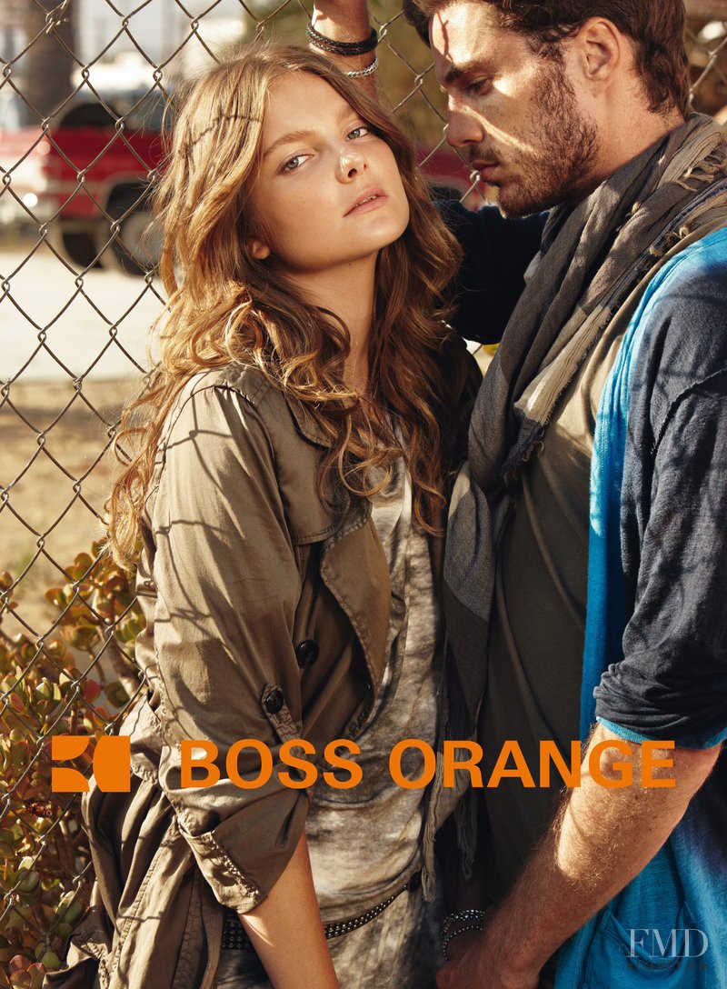 Eniko Mihalik featured in  the BOSS Orange advertisement for Spring/Summer 2011