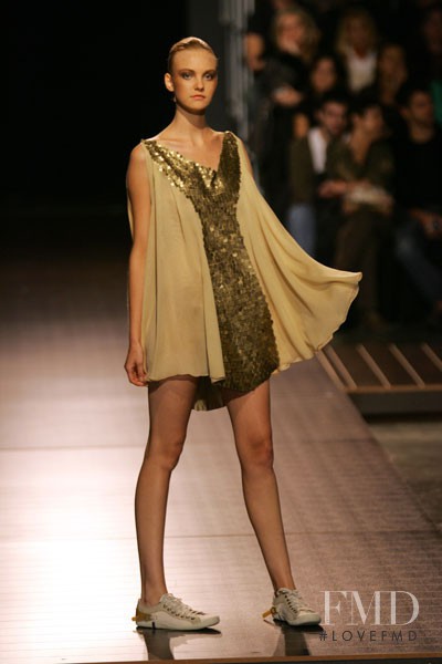 Caroline Trentini featured in  the Osklen fashion show for Spring/Summer 2006