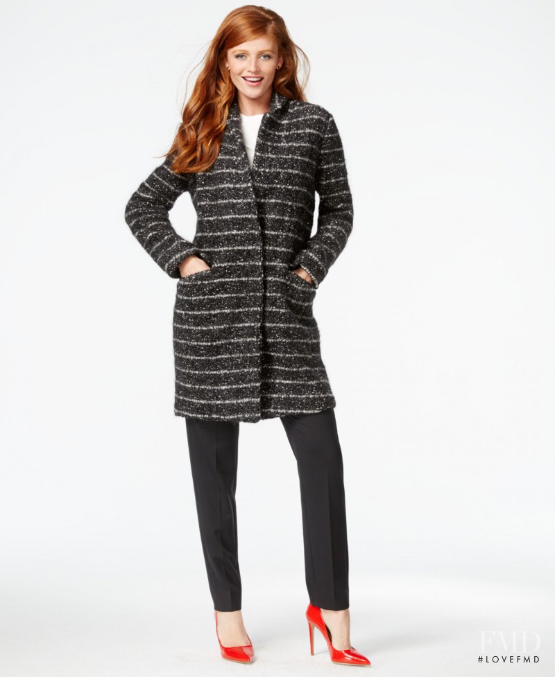 Cintia Dicker featured in  the Macy\'s catalogue for Winter 2015