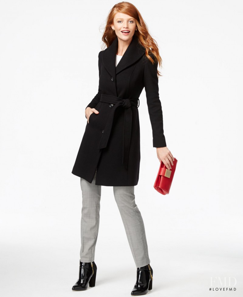 Cintia Dicker featured in  the Macy\'s catalogue for Winter 2015