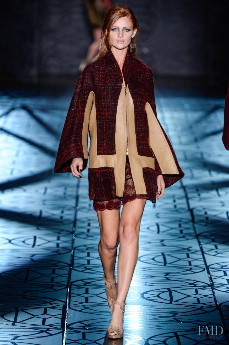 Cintia Dicker featured in  the Animale fashion show for Autumn/Winter 2014
