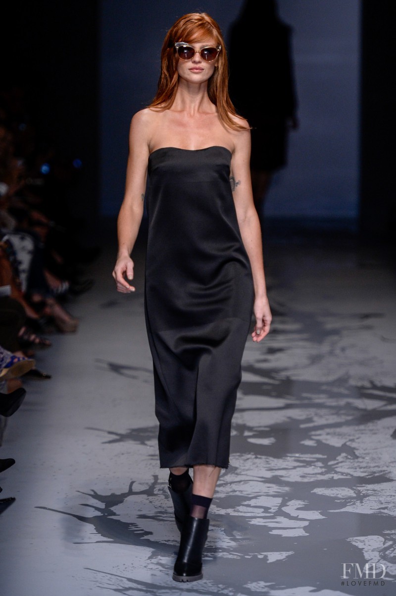 Cintia Dicker featured in  the Vitorino Camposs fashion show for Autumn/Winter 2014