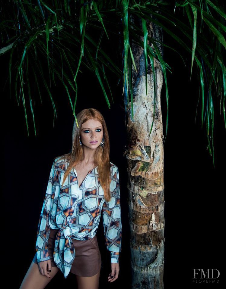 Cintia Dicker featured in  the Agua de Coco advertisement for Winter 2013