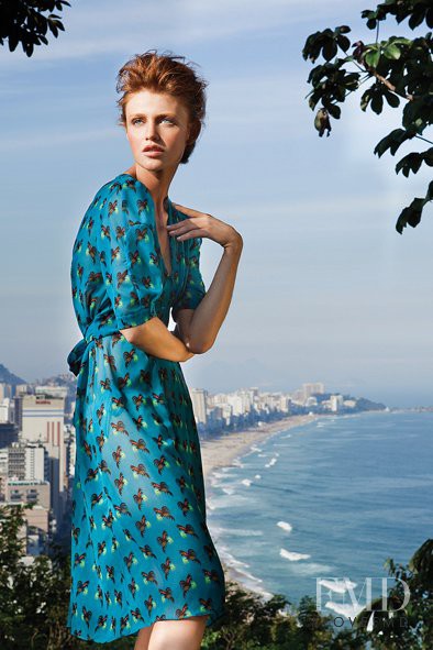 Cintia Dicker featured in  the Lenny catalogue for Spring/Summer 2012