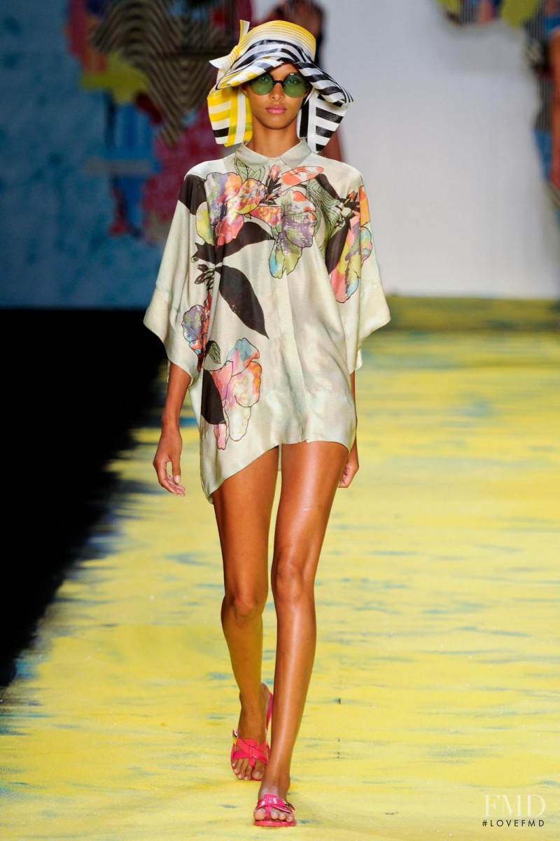 Lais Ribeiro featured in  the Salinas fashion show for Spring/Summer 2013