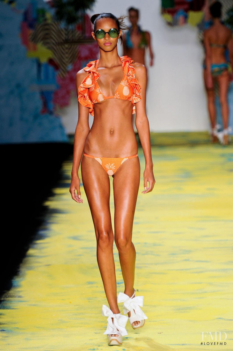 Lais Ribeiro featured in  the Salinas fashion show for Spring/Summer 2013