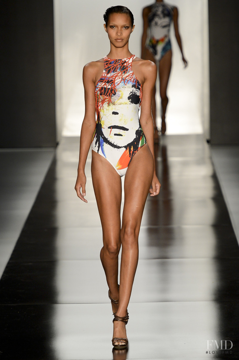 Lais Ribeiro featured in  the Lenny fashion show for Spring/Summer 2013