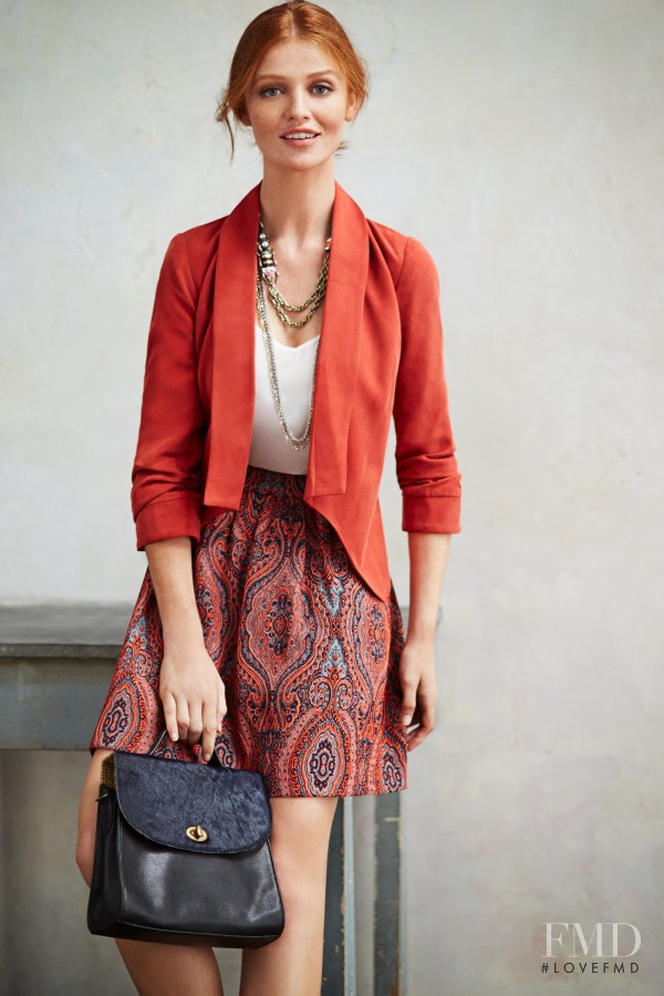 Cintia Dicker featured in  the Anthropologie catalogue for Autumn/Winter 2013