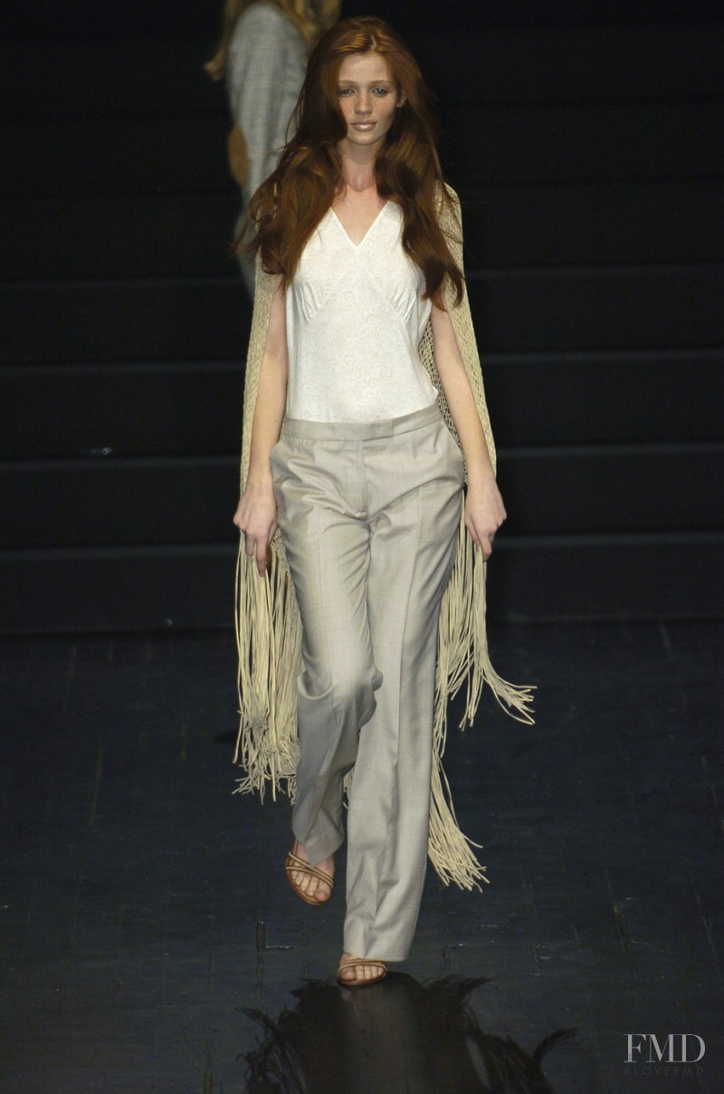 Cintia Dicker featured in  the Veronique Branquinho fashion show for Spring/Summer 2005