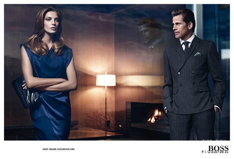 Daria Werbowy featured in  the BOSS Black advertisement for Autumn/Winter 2011