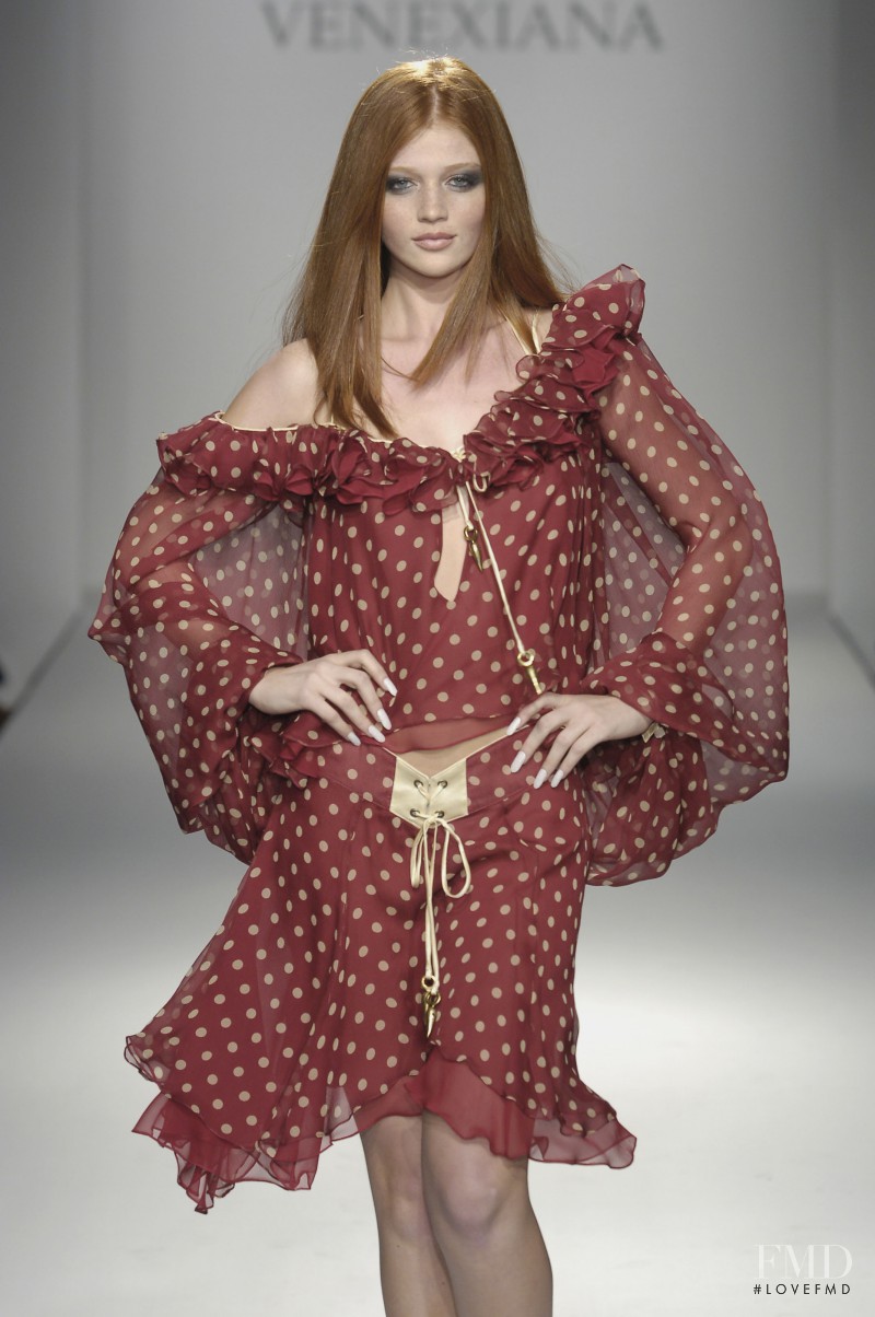 Cintia Dicker featured in  the Venexiana fashion show for Spring/Summer 2007