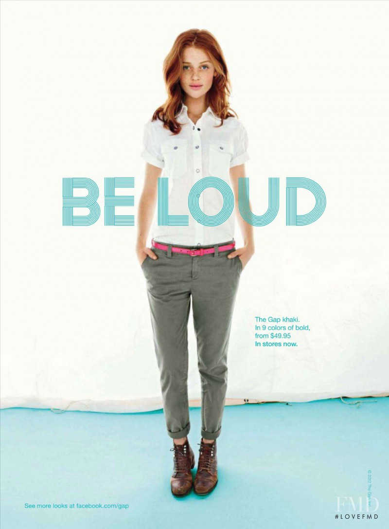 Cintia Dicker featured in  the Gap advertisement for Spring/Summer 2012