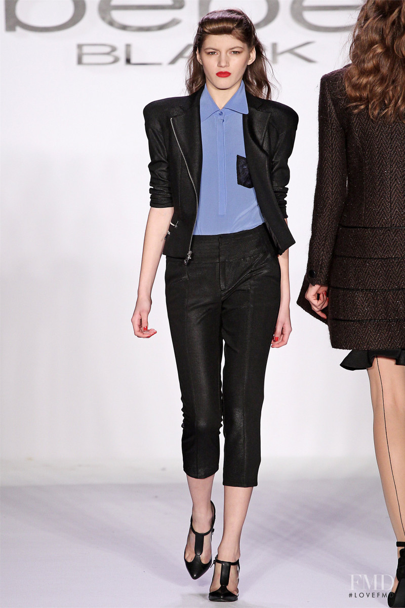Valery Kaufman featured in  the bebe fashion show for Autumn/Winter 2012