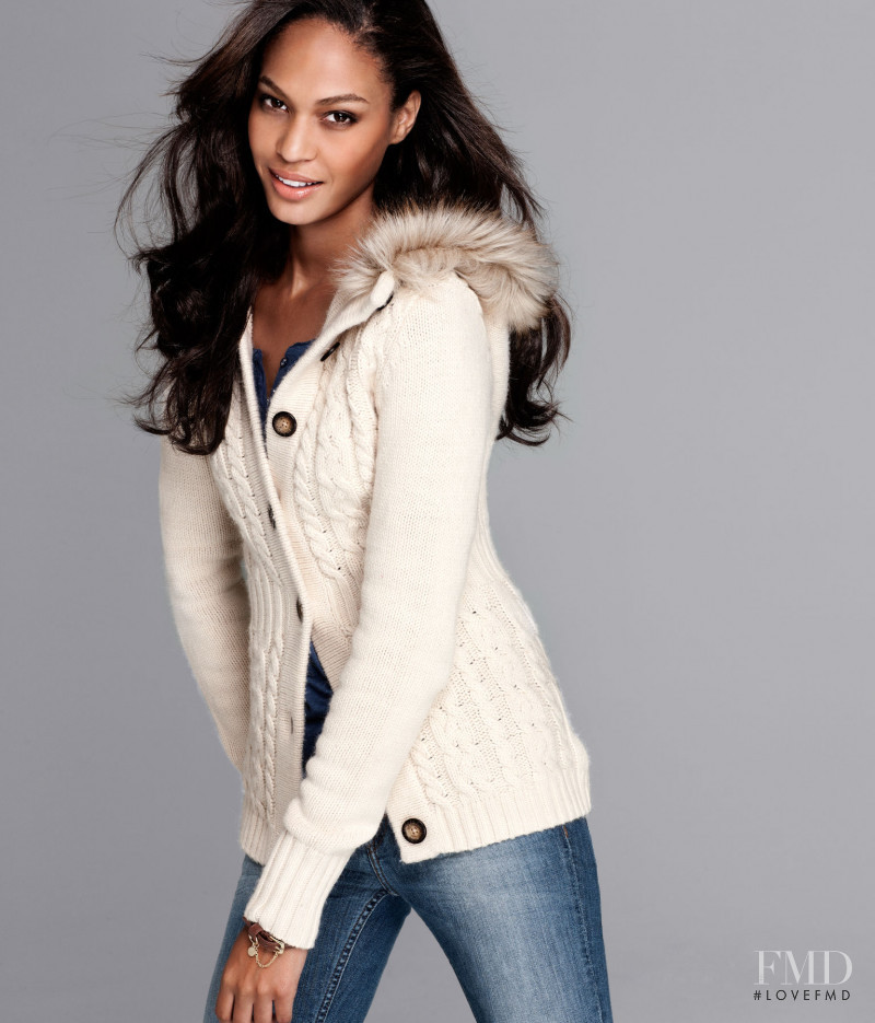 Joan Smalls featured in  the H&M catalogue for Winter 2011