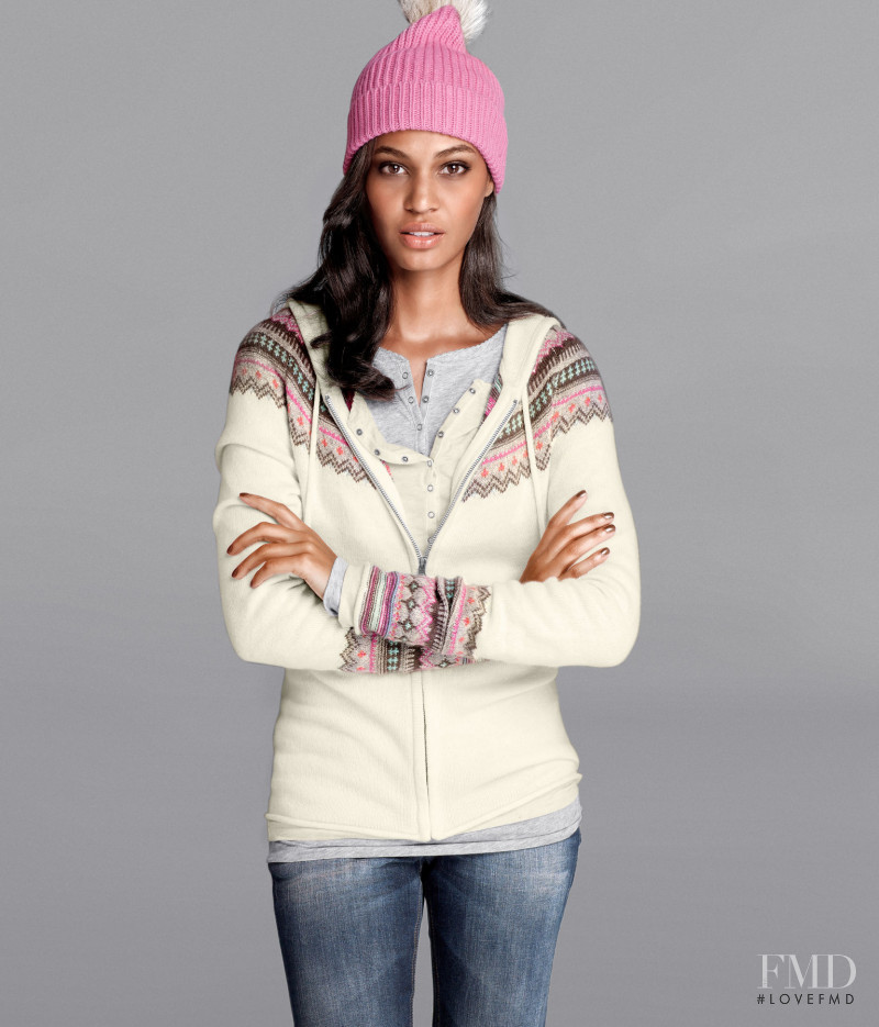 Joan Smalls featured in  the H&M catalogue for Winter 2011