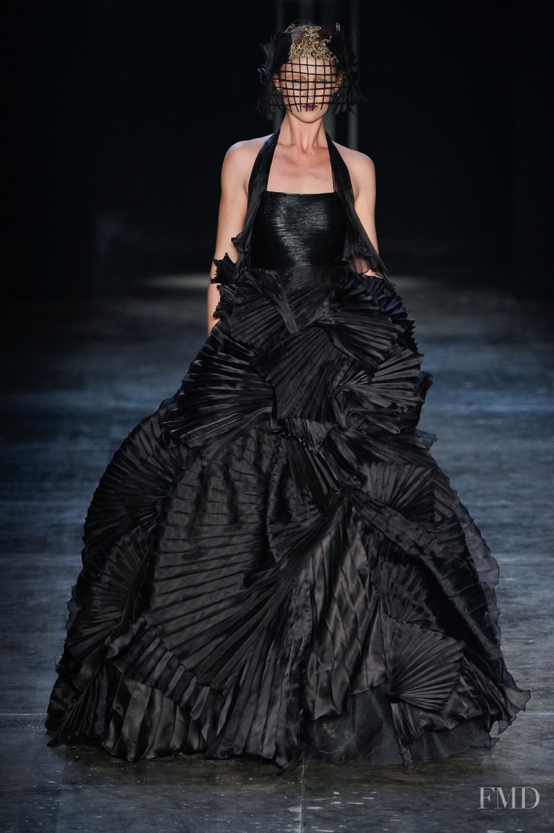 Cintia Dicker featured in  the Lino Villaventura fashion show for Autumn/Winter 2012